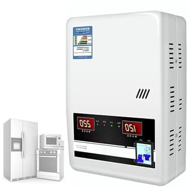 SICWEDIM Voltage Stabilizer 220V Automatic Voltage Regulator Single Phase AC Stabilizer 6800W-20000W High Power Household Voltage Stabilizer for Refrigerators, Air Conditioner (20000W)