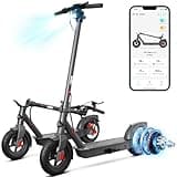 TST Electric Scooter Adults, 30 Miles Range & 23 MPH Adult Electric Scooter, 10" Rear Solid Tire, Folding Commute E Scooter, Rear Wheel Drive Sport Scooter with Cruise Control (20Miles Range)