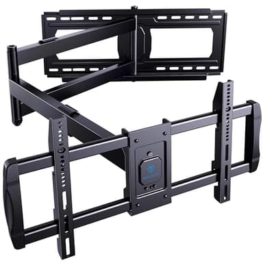 PERLESMITH Long Arm TV Wall Mount for 42-90 inch TVs, Full Motion TV Mount with 42.72 inch Extension Articulating Arm Swivel and Tilt, Max VESA 800x400mm, Holds up to 150 lbs, 16”,18”, 24” Studs