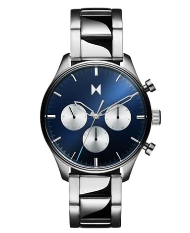 MVMT Men’s Airhawk - Pilot Watch for Men - Military Analog Men’s Wristwatch - Stainless Steel Aviator Watch - Minimalist Water-Resistant 5 ATM/50 Meters Timepiece - Interchangeable Watch Bands - 42mm