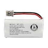 Uniden BT-1021 Replacement Rechargeable Battery For many Uniden Phone Systems and Cordless Handsets, Nickel Metal Hydride Rechargeable Battery, DC 2.4V 300mAh