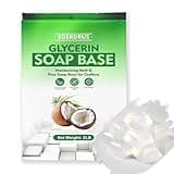 EDSRDRUS 2LB Glycerin Soap Base Pre-Cut Moisturizing Natural Soap Base Melt and Pour Soap Base DIY Handmade Soap for Crafting Soap Making