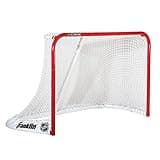 Franklin Sports NHL Ice + Street Hockey Goal - The Cage Official Size Premium Steel Hockey Net - Regulation Goal with 1.75" Steel Pipes - 72 x 48 Inch