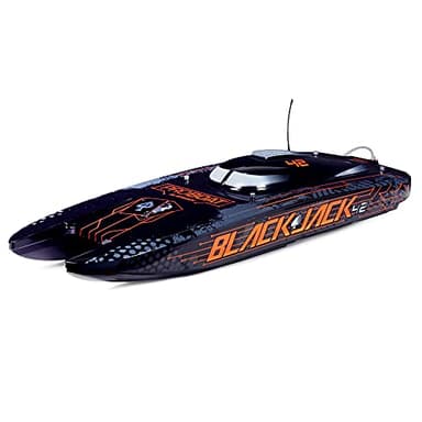 Pro Boat RC Blackjack 42" 8S Brushless Catamaran RTRBattery and Charger Not Included Black/Orange PRB08043T1