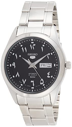 SEIKO 5 Automatic Black Eastern Arabic Dial Men's Watch SNKP21J1