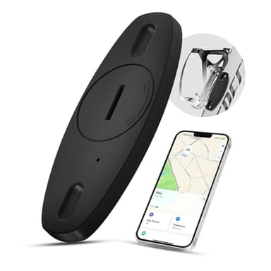 EIRIX Bike Tracker Works with Apple Find My (iOS Only), Anti Theft Hidden Bottle Holder Waterproof Bike Motorcycle Smart Tracker Tag