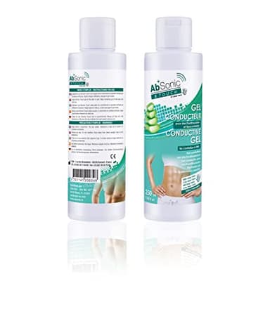 Absonic Touch with Aloe - Conductive Gel for Cavitation, Doppler, Muscle Stimulation, NuFace, Ultrasonic Devices & Microcurrent- - 2 x 250 ml (2 x 8.5 oz)