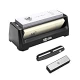 MITSUMOTO SAKARI Japanese Knife Sharpening Stones, Professional Kitchen 240/1000/6000 Coarse and Fine Precision Sharpener Whetstone, New 3-Sided Grit Knife Sharpener with ABS Non-Slip Base