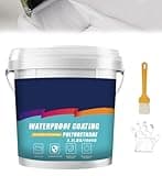 2025 Upgraded Polyurethane Waterproof Coating, 1000g/2.2 Lbs Waternroof and Leak Repair Sealant for Roof & Wall & Floors & Basement