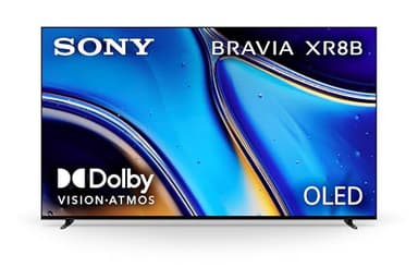 Sony 55 Inch OLED 4K Ultra HD TV BRAVIA XR8B Smart Google TV with Dolby Vision HDR and Exclusive Features for PlayStation® 5 (K-55XR8B), 2025 Model