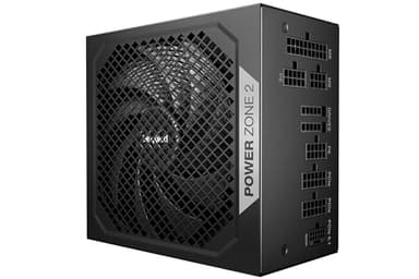be quiet! Power Zone 2 1000W ATX 3.1 PSU | 80 Plus and Cybenetics Platinum Efficiency | Zero RPM Low-Noise Power Supply | PCIe 5.1 Ready | Black | BP008US
