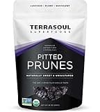 Terrasoul Superfoods Organic Dried Plums Pitted Prunes, 1.5 Lbs - Fiber | Vitamin K | Preservative Free