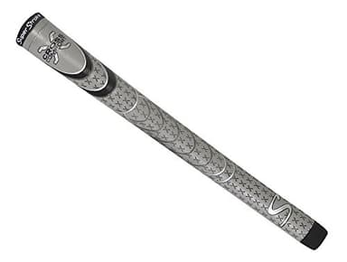 SuperStroke Cross Comfort Golf Club Grip, Gray/Black (Standard)