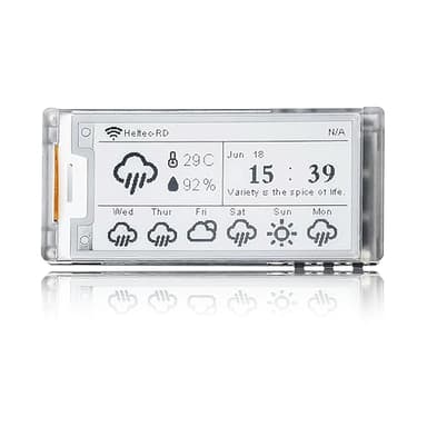 Heltec Meshtastic LoRa ESP32 SX1262 E-Paper Monitor Development Kit 2.13 Inch E-Ink Display Screen WiFi Bluetooth Black White Price Tag IoT Compatible with Arduino (902-928MHz)