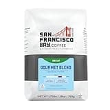 SF Bay Coffee DECAF Gourmet Blend 28 oz Bag, Ground Medium Roast, Swiss Water Process Decaffeinated