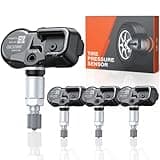 TPMS Tire Pressure Sensor for Toyota Lexus Scion, 315MHz TPS Tire Pressure Monitoring System Sensors Carmy Corolla Highlander Sienna Replacement PMV-107J, 42607-33011, 42607-33021, 4 PCS