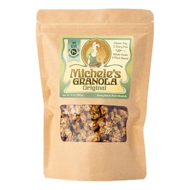 Michele's Granola - Original - Handmade Non-GMO Whole Grain Oats - Free of Gluten, Soy, Wheat, & Dairy