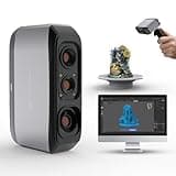 3DMakerpro 3D Scanner for 3D Printing, Handheld 3D Model Scanner with 0.05mm High Detailed Precision, 10FPS Scanning Speed, Anti-Shake Lenses, Compatible with Windows/MacOS, Moose Lite (Premium)