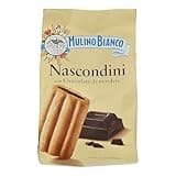 Mulino Bianco Nascondini 330g – Authentic Italian Biscuits with Hidden Chocolate Cream Filling – Perfect Snack or Coffee Companion – Made with Natural Ingredients and No Palm Oil
