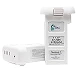 2-Pack Battery Replacement for DJI Phantom 2 Drone (11.1v, 5200mAh, Lithium Polymer) - Compatible with DJI Phantom 2 Series Quadcopter Drone, DJI Phantom 2 Vision Quadcopter, DJI Phantom 2 Vision+