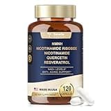 NMNH (Dihydronicotinamide Mononucleotide), Premium NMN Alternative Supplement with Flash-Free Niacinamide (Vitamin B3), Quercetin, and Trans-Resveratrol, 120 Capsules