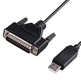 Green-utech USB RS232 to DB25 Serial Adapter Cable for Fanuc CNC DNCLINK Configuration Copy Setting,Compatible wiith Windows,Linux,MAC OS,FT231XS Chip Inside