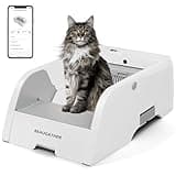 S6 Self Cleaning Litter Box, Upgraded Automatic Cat Litter Box Self Cleaning That Can Use Clumping Cat Litter, Anti Pinch and Odorless Electric Litter Box
