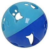 LOVINPUP Cat Ball Toy with Bell Larger Size, Bells Jingle as Balls Roll, Cat Toy for Small or Large Cats, or Other Animals (Blue - 1 Pack)