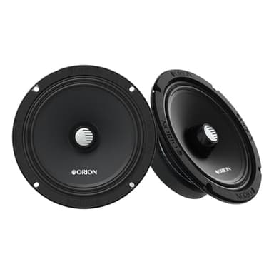 ORION Cobalt CSH65 Slim 6.5” Mid-Range Bullet Loudspeakers, 800W Max Power, 200W RMS, 4 Ohm – Shallow Mount Pro Car Audio Midrange Speakers (Pair)