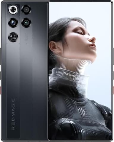 REDMAGIC 11 Pro Gaming Phone, 144Hz 5G Android Smartphone, 12GB RAM + 256GB ROM, Snapdragon 8 Elite Gen 5, 6.85 Inch 1.5K Full Screen Cell Phone, 50MP Camera, 80W Charger, Black