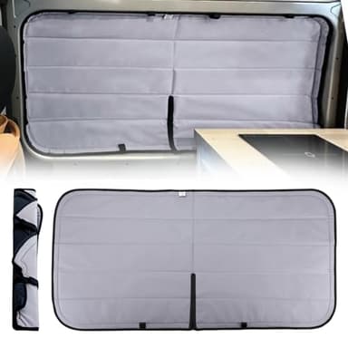 Living in a Bubble Insulated Blackout Sliding Door Window Cover for RAM Promaster Van Year 2014-2026 (Bare Metal Frame)