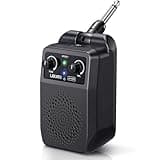LEKATO Mini Electric Guitar Amp 5W, Portable Guitar Amp Bluetooth with Built-in 4 Effects, Clean Distortion Overdrive Reverb, Rechargeable Small Guitar Amp for Practice