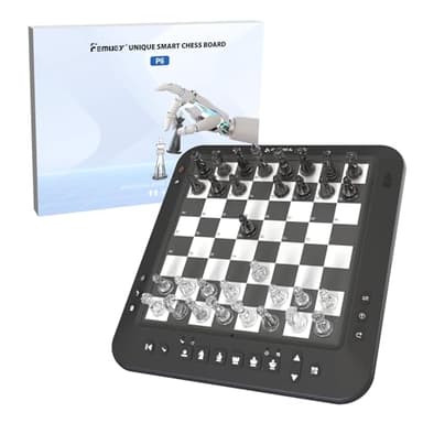 Electronic Chess Set, Computer Chess Game, Smart Chess Board, Chess Set Board Game, Electronic Chess Game, LEDs, Built-in Battery, Great Partner for Play and Practice.