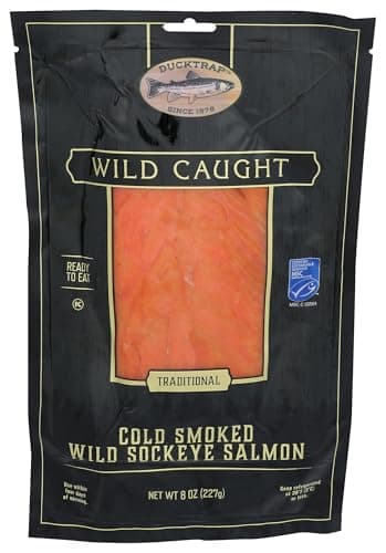 Ducktrap River Smoked Sockeye Salmon, 8 OZ