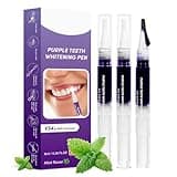 Purple Teeth Whitening Pen, 3 Packs Teeth Whitening Gel Pens, Instant Pens for Tooth Stain Removal