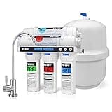 FS-TFC 5-Stage Reverse Osmosis Water Filtration System 100GPD Fast Flow Plus Extra 4 Filter for Free (FS-RO-100G-A)