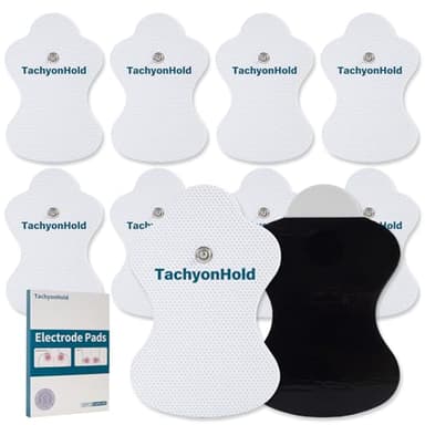 10 PCS Tens Machine Pads Compatible with Omron Tens Unit Replacement Pads, 5 Pairs Set Reusable Pads for Omron Tens Unit Electrode Pads