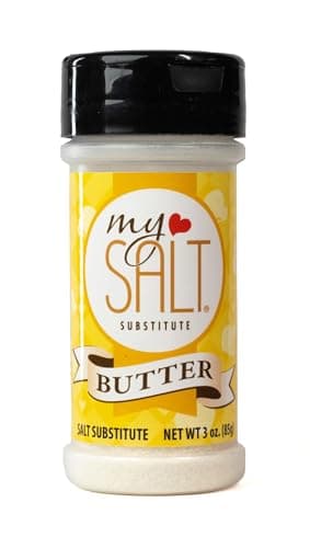 MySALT Butter – Sodium-Free Butter Salt Substitute – 0mg Sodium Buttery Seasoning – Clean Label – Veggies, Potatoes, Corn on the Cob - Cooking & Table Use