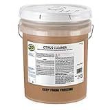 Zep Citrus Cleaner and Degreaser - 5 Gallon (1 Unit) 45535 - Concentrated Cleaner Removes Grease, Grime, Oil and Soils from Concrete, Metal and Other Hard Surfaces