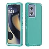 for Motorola Moto Edge 5G 2024 Phone Case Shockproof 3-Layer Cover for Moto Edge 5G 2024 (LakeSky Blue)