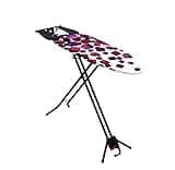 Mabel Home Ironing Board Made in Europe, Adjustable Height, Deluxe, 4-Leg, + Extra Cover, Easy Storage, 3 Different Model & Sizes (Space Saver (36" x 13"))