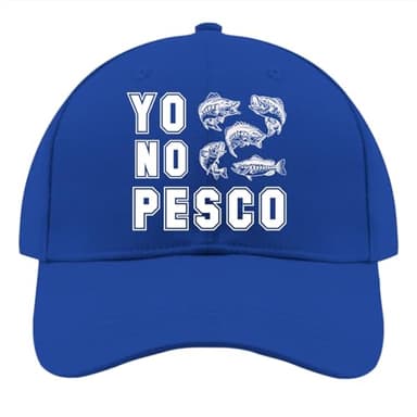 Yo no pesco Cute Baseball Hats for Womens Adjustable Caps Blue