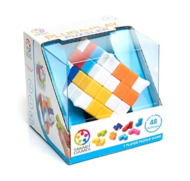 Smart Games - Plug & Play Puzzler, 1 Player Puzzle Game with 48 Challenges, 6+ Years