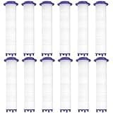12 Pieces Hydro Jet Shower Head Filter, High Pressure Handheld Vortex Turbo Fan Shower Heads Filter