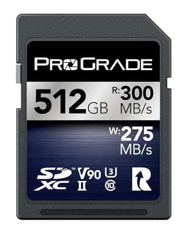 ProGrade Digital SDXC UHS-II V90 Iridium Memory Card (512GB)