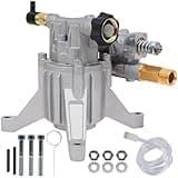 Biswing Pressure Washer Pump, 7/8" Shaft Vertical Plunger, 3400 PSI Max, 2.5 GPM, Replacement Compatible with Honda, Simpson, RYOBI, Briggs & Stratton, Subaru, Craftsman, for Gas Power Pressure Washer