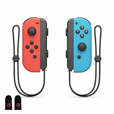 Digital Dynasty Joy-Con (L/R) Compatible with Nintendo Switch Controller - Wireless Controller For Nintendo Switch,Lite,OLED - Support Double Vibration,Motion Sensing,Wake-up,Screenshot (Red & Blue)