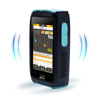 Signal fire Fiber Optic Tools OTDR Fiber Tester, 1550nm Mini OTDR Mulit-Function Tester,Optical Light Source W/Built in OPM/OLS/VFL,Test Rang 0.1-80Km Dynamic Range -50dB~26dBm