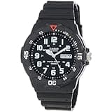 Casio Men's Quartz Day-Date Indicator Black Resin Dive Watch (Model: MRW200H-1BV)