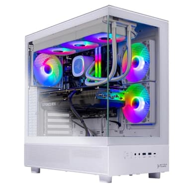 Skytech Gaming Azure 3 Desktop PC, Ryzen 7 9800X3D 4.7 GHz (5.2 GHz), NVIDIA RTX 5080 16GB, 2TB NVMe SSD, 32GB DDR5 RAM 6000 RGB, 850W Gold ATX 3 PSU, 360mm ARGB AIO, Wi-Fi, Win 11